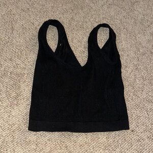 Colsie Black Crop Top